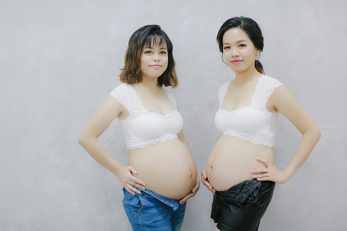 《孕婦寫真》閨蜜姐妹孕婦寫真 / 台北